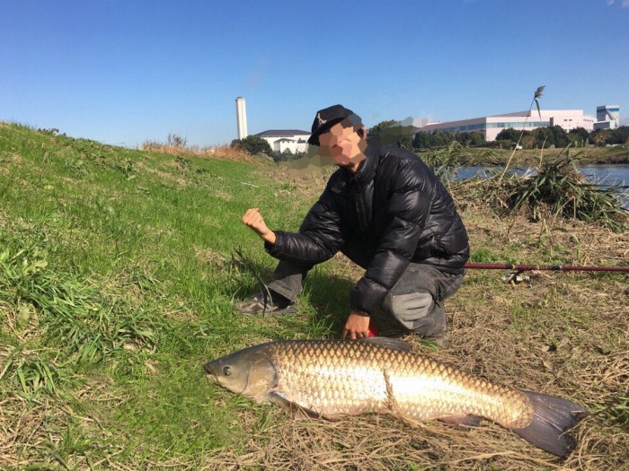 本日の草魚は110cmでした。